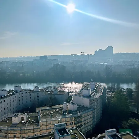 Eiffel Tower Seine River View Paris 88 Square Meters